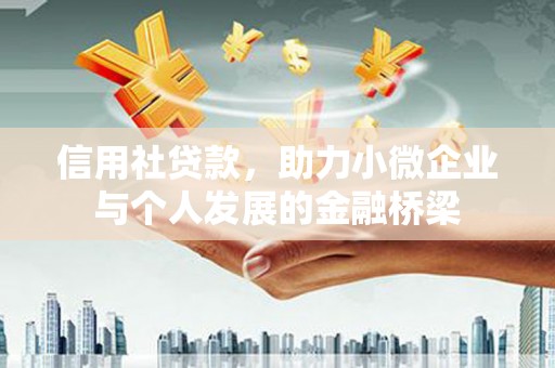 天桥信用社贷款，助力小微企业与个人发展的金融桥梁