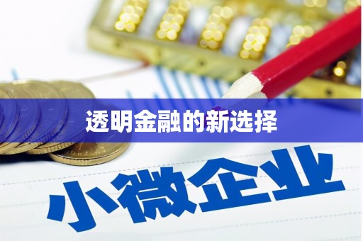 固阳透明金融的新选择