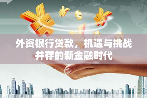 稷山外资银行贷款，机遇与挑战并存的新金融时代