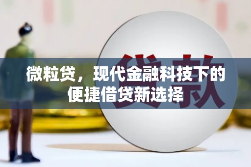 平安微粒贷，现代金融科技下的便捷借贷新选择
