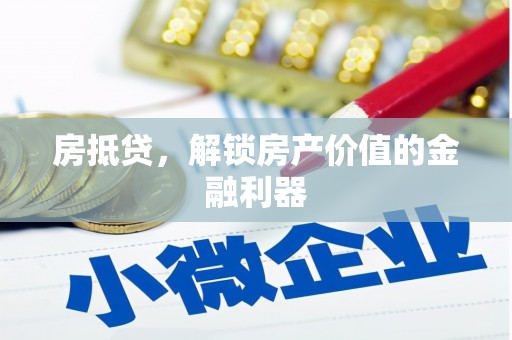 海东房抵贷，解锁房产价值的金融利器