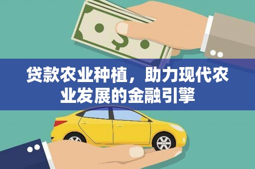 山阴贷款农业种植，助力现代农业发展的金融引擎