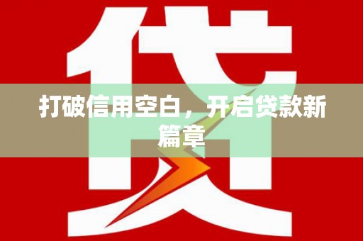 潍坊打破信用空白，开启贷款新篇章
