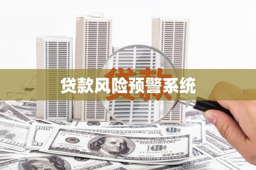 柳州贷款风险预警系统